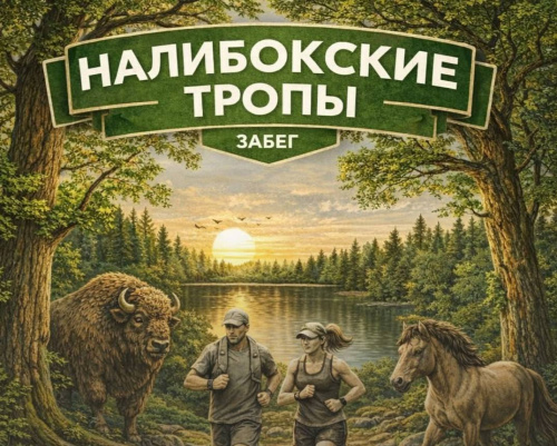 «Налибокские тропы»: массовый забег в Республиканском ландшафтном заказнике «Налибокский»