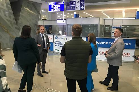 Подготовка к встрече делегаций участников II Игр стран СНГ проходит в Национальном аэропорту Минск